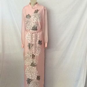 Vintage Lady Shaheen Long Hawaiian Dress